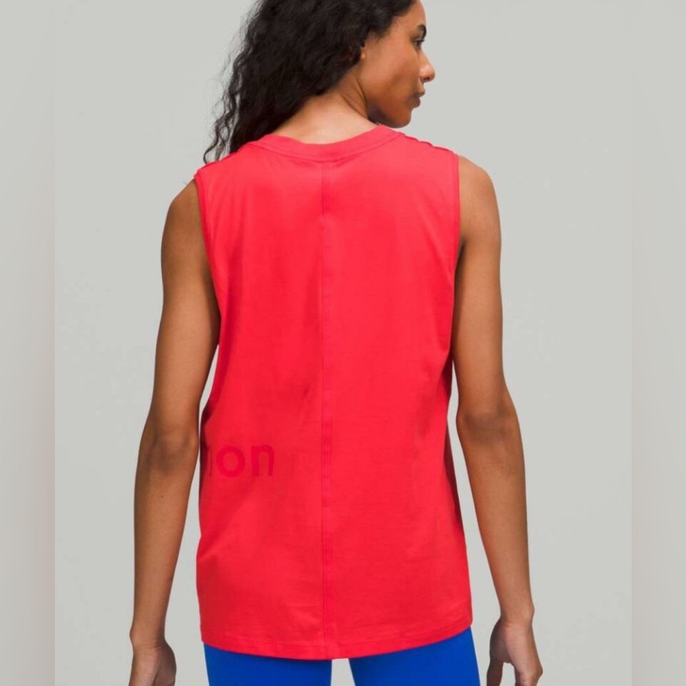 Lululemon Graphic All Yours Tank Top *Graphic
Love Red . 17” PTP EUC
